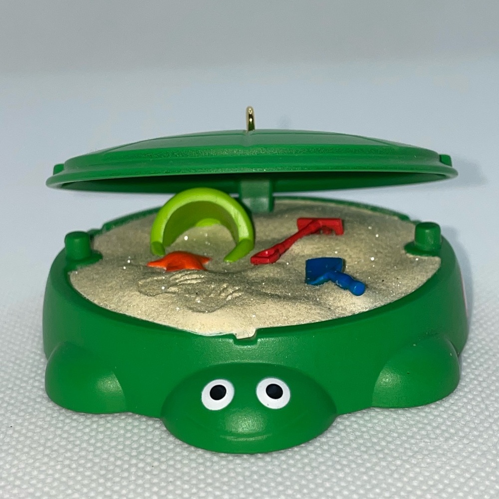 Hallmark Keepsake ornament- “Classic Turtle Sandbox”